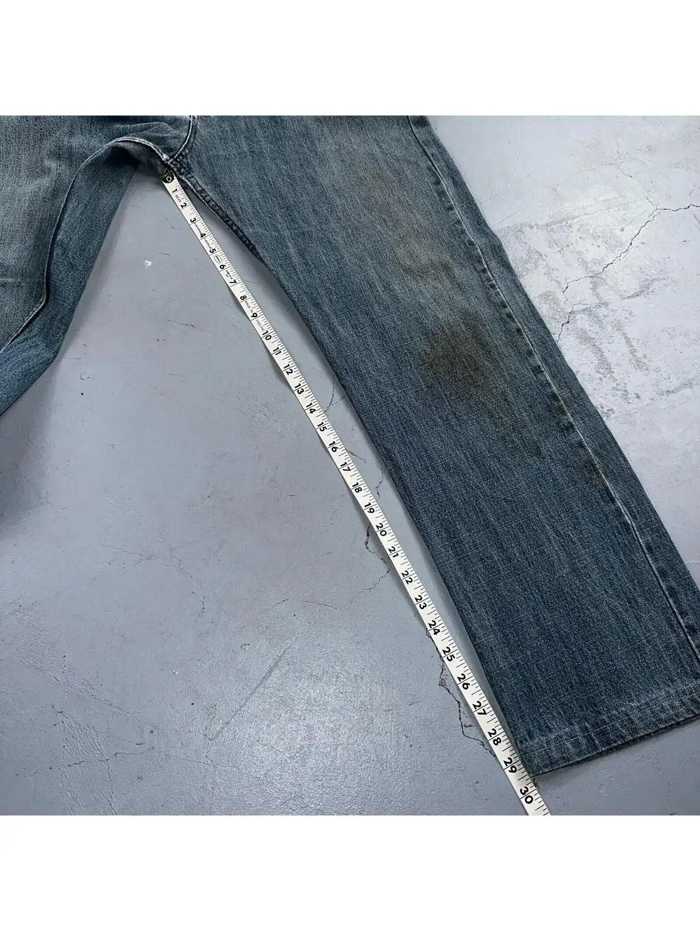 Levis 501 Vintage Y2K XX Straight Leg Jeans Blue Med Wash 38x36 Act 37x29